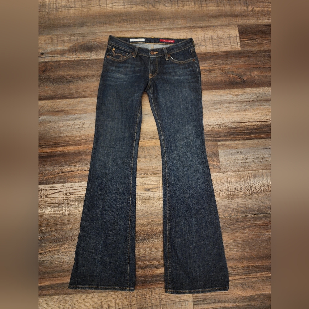 Women's Flare Jeans in Dark Blue